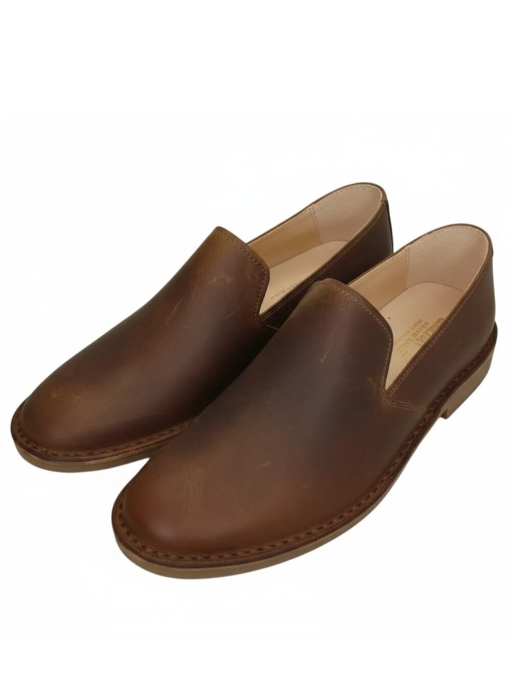 NEW ASTORFLEX Mens Patnoflex Loafer Casual Cushioned Round Toe Brown Size 9